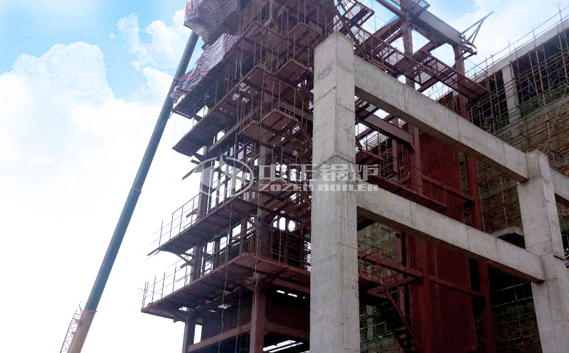 黑龍江省工業(yè)100噸鍋爐實拍