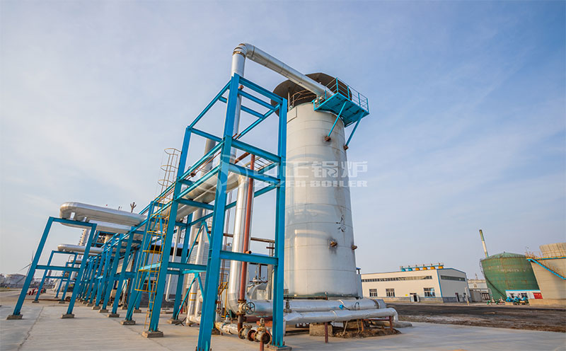 撬裝式導(dǎo)熱油鍋爐管路安裝客戶案例圖片